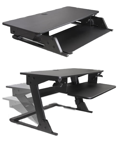 Volante Single or Dual Monitor Sit-Stand Work Station